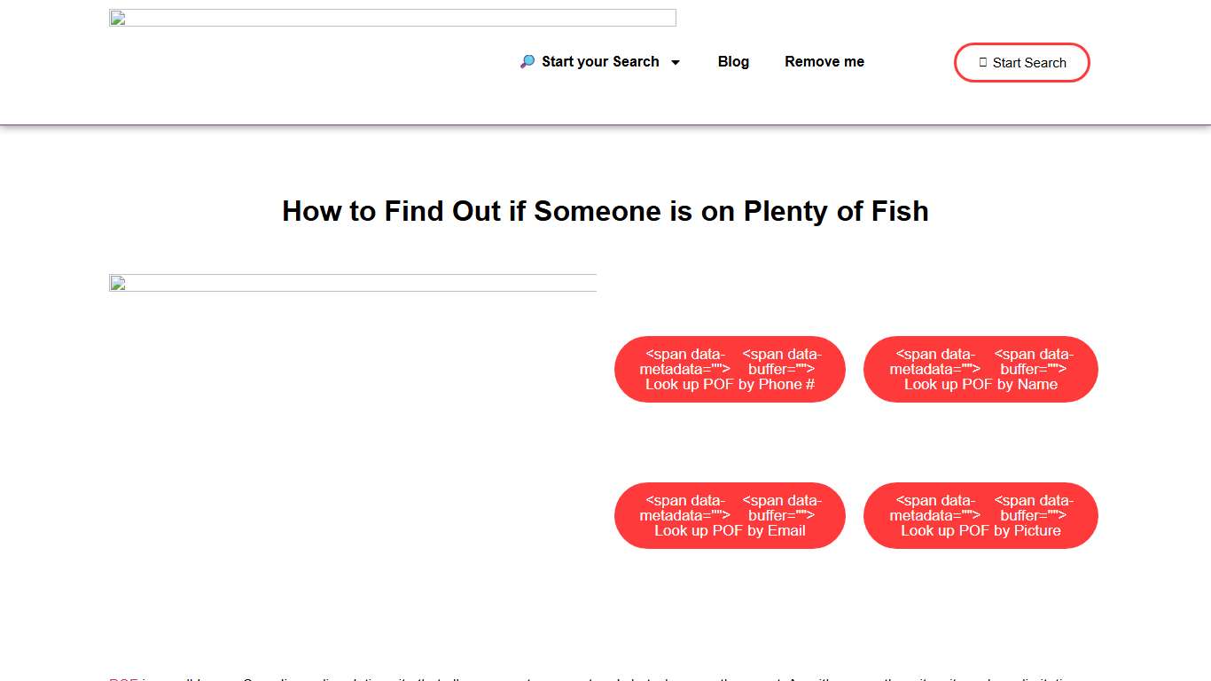 how to find out if someone is on Plenty of Fish